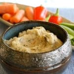 White Bean Dip with vegetables