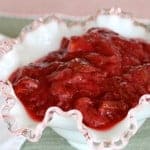 Rhubarb Compote | In this recipe, I use rhubarb, ginger and orange. Rhubarb Compote, how do I eat thee? With yogurt, oatmeal, cornmeal cake, and ice cream! www.LiveBest.info