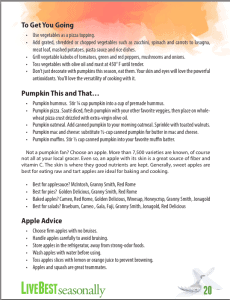 Livebest seasonally p20 pumpkin and apples