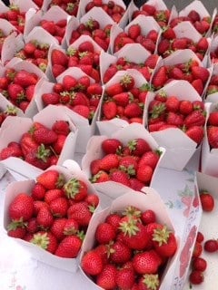 basket of fresh strawberries