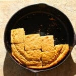 Honey Cornbread | Simple ingredients make this wholesome cornbread. Drizzle with honey today. Toast and top with yogurt and berries tomorrow. www.LiveBest.info