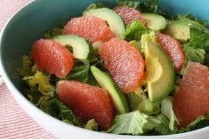 grapefruit avocado salad