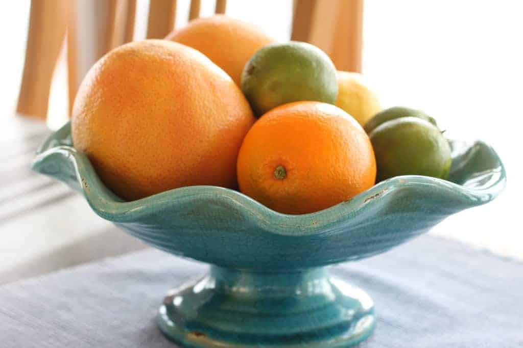 citrus fruit bowl