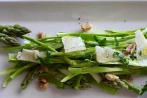 Asparagus Walnut Salad platter