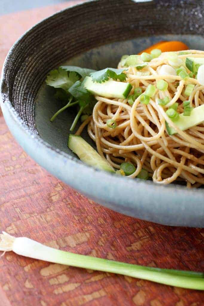 Peanut Sesame Noodle Bowl 