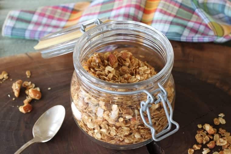 Ginger Orange Granola | Of all the granola combos, THIS is my fave! www.LiveBest.info