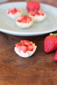 Strawberry Basil Tarts | These cool bites are the dessert you've been looking for. Easy and elegant! www.LiveBest.info