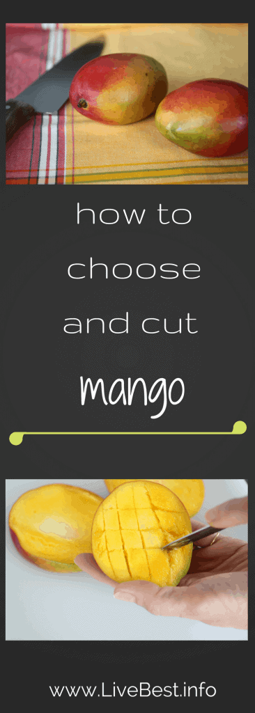 how to choose and cut mango. real food deliciously. www.LiveBest.info