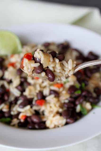 bowl of Gallo Pinto 