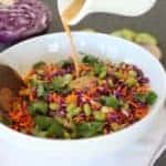 Chopped Asian Salad | OMGosh this salad delivers on delish and nutrish. Every bite is body-building health. Every forkful is scrumptious. www.LiveBest.info