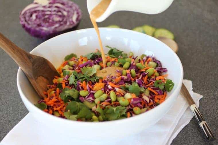 Chopped Asian Salad | OMGosh this salad delivers on delish and nutrish. Every bite is body-building health. Every forkful is scrumptious. www.LiveBest.info