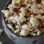 LiveBest Popcorn | I like this recipe because each bite is delicious & different! Almonds, walnuts, coconut, dried apricots, raisins and cayenne. Let's get to popping! www.LiveBest.info