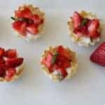 Strawberry Basil Tarts | These cool bites are the dessert you've been looking for. Easy and elegant! www.LiveBest.info
