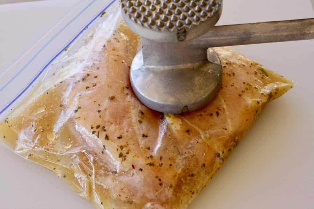 pounded chicken breast