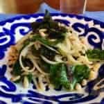 Linguini with Swiss Chard recipe | Fast and fabulous! Comes together in 15 minutes and is filled with super delish foods that deliver all sorts of health benefits! www.LiveBest.info