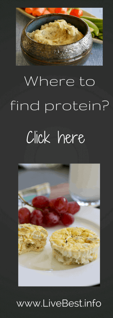 Where to find protein? Here are healthy foods with protein. www.LiveBest.info