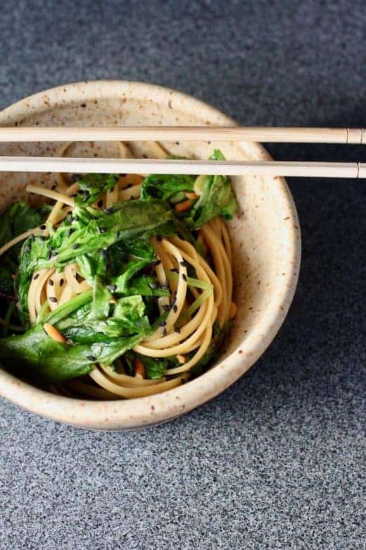 Korean Noodles | In less than 30 minutes, a vegetarian meal that is full of flavor and delivers healthy benefits. Real food deliciously! www.LiveBest.info