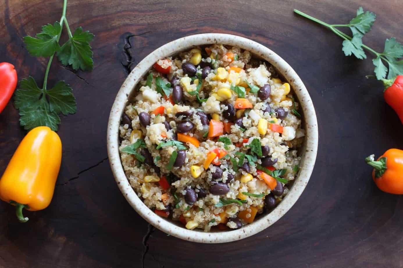 Black Bean Quinoa Salad