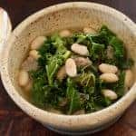 Kale Turkey Bean Soup | This hearty soup is easy to make and quick to fix comfort food. Full of fiber and flavor. www.LiveBest.info