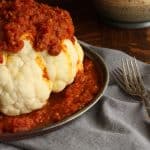 Cauliflower with Spicy Tomato Sauce | Cauliflower, tomatoes and spices help keep your immune system strong and healthy, deliciously. Easy, vegetarian recipe. www.LiveBest.info