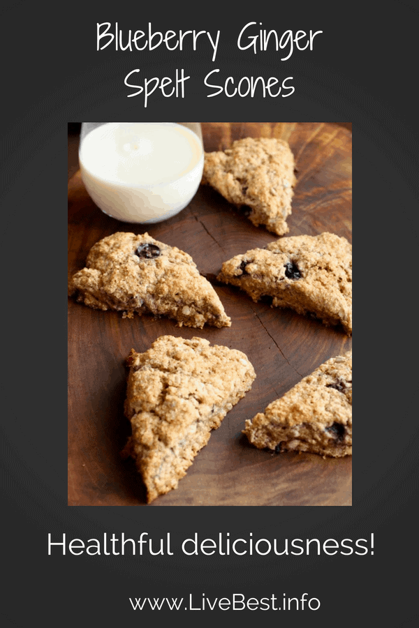 Blueberry Ginger Scones