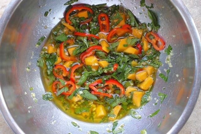 Mango Dressing for Squid Salad