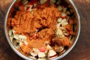 Instant Pot Apple Pumpkin Butter ingredients