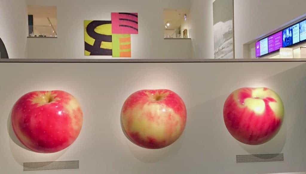 apple art at Portland art museum