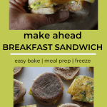 English muffin egg sandwiches with no meat