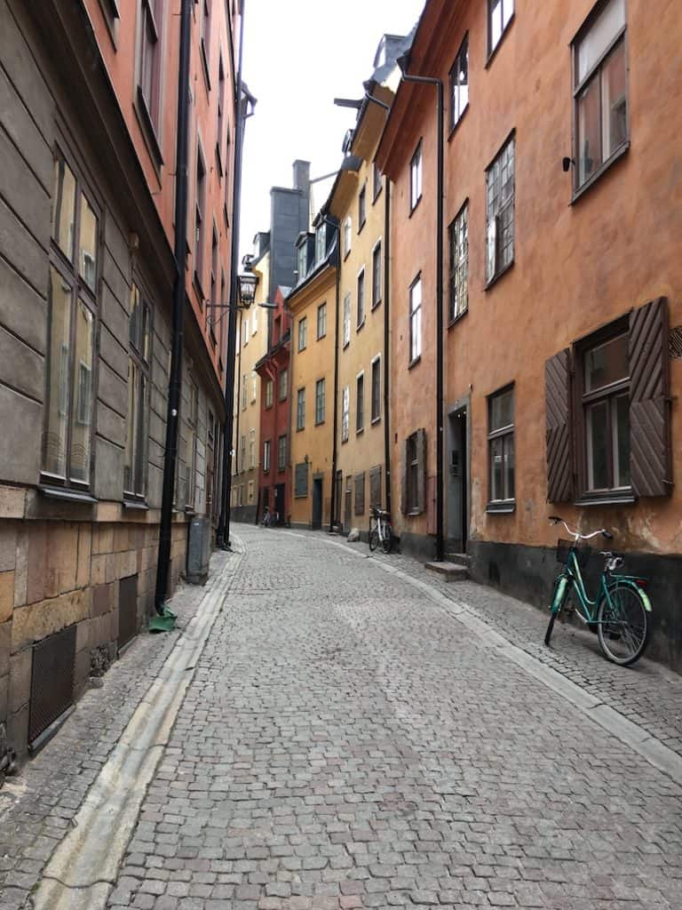 cobblestone street stockholm