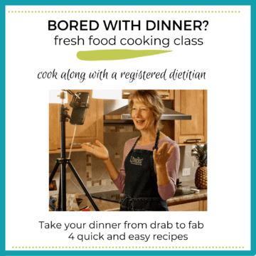 photo of Judy cooking online