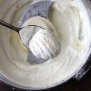 spoonful of whipped feta